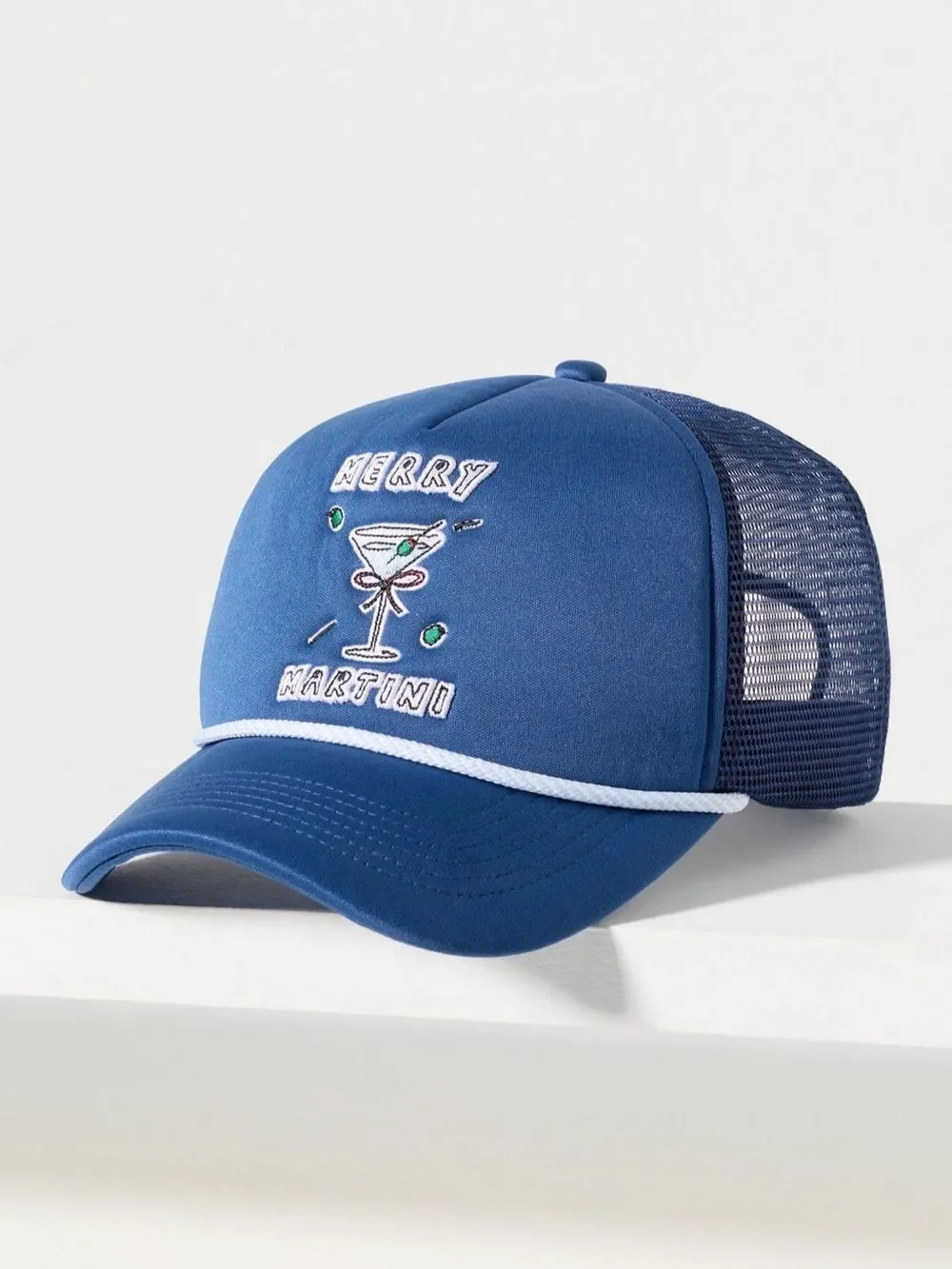 NWT Anthropologie Nephthys Foster Trucker Hat Merry Martini